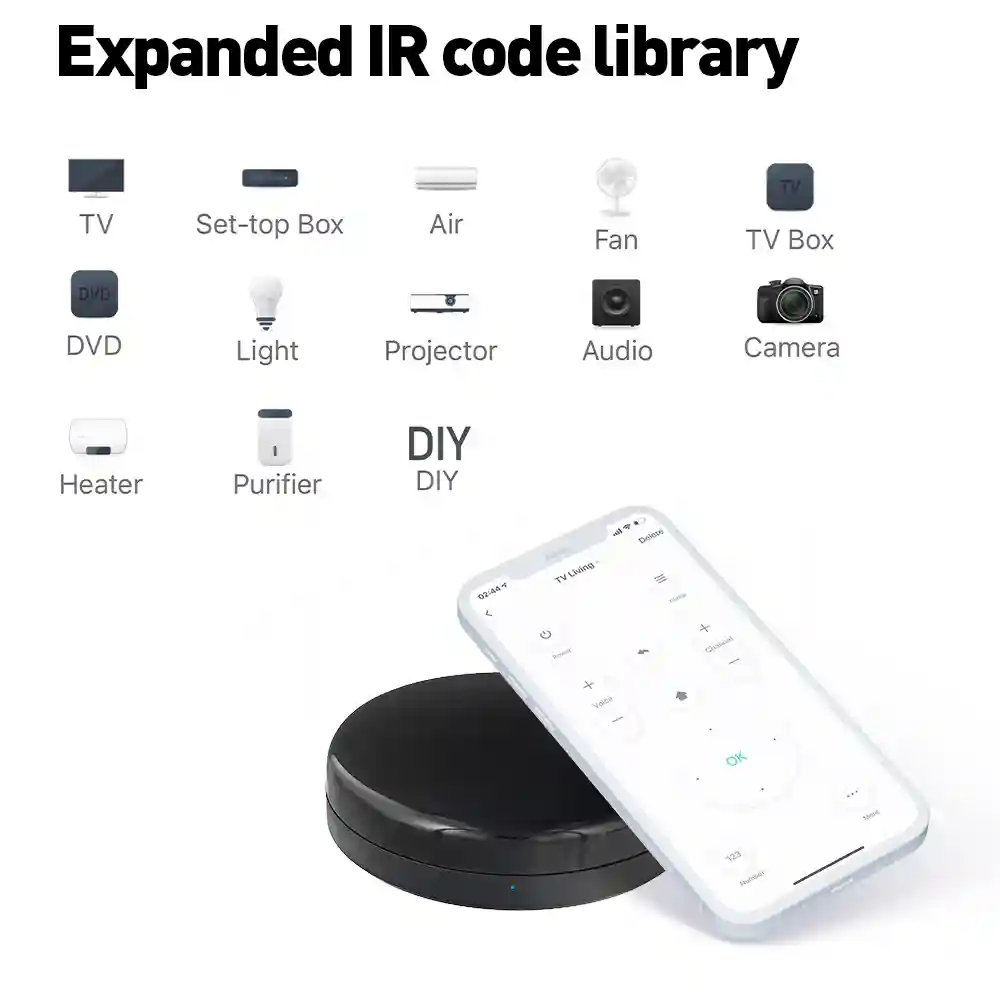 Senzor Tellur Smart IR Wi-Fi пульт дистанционного управления Температура Влажность