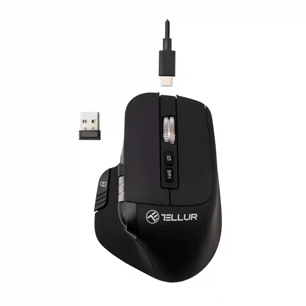 Mouse fara fir Tellur Shade,Bluetooth, Negru