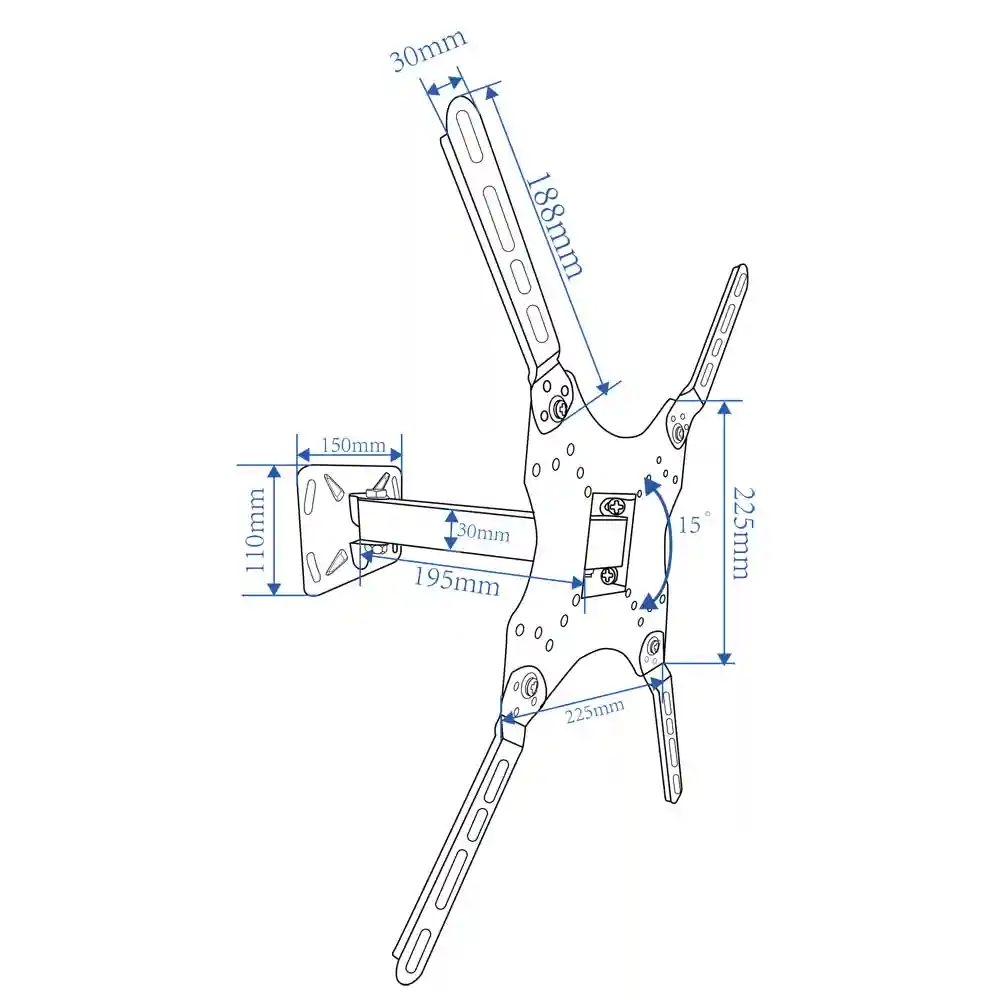 Настенное крепление для телевизора Esperanza 007