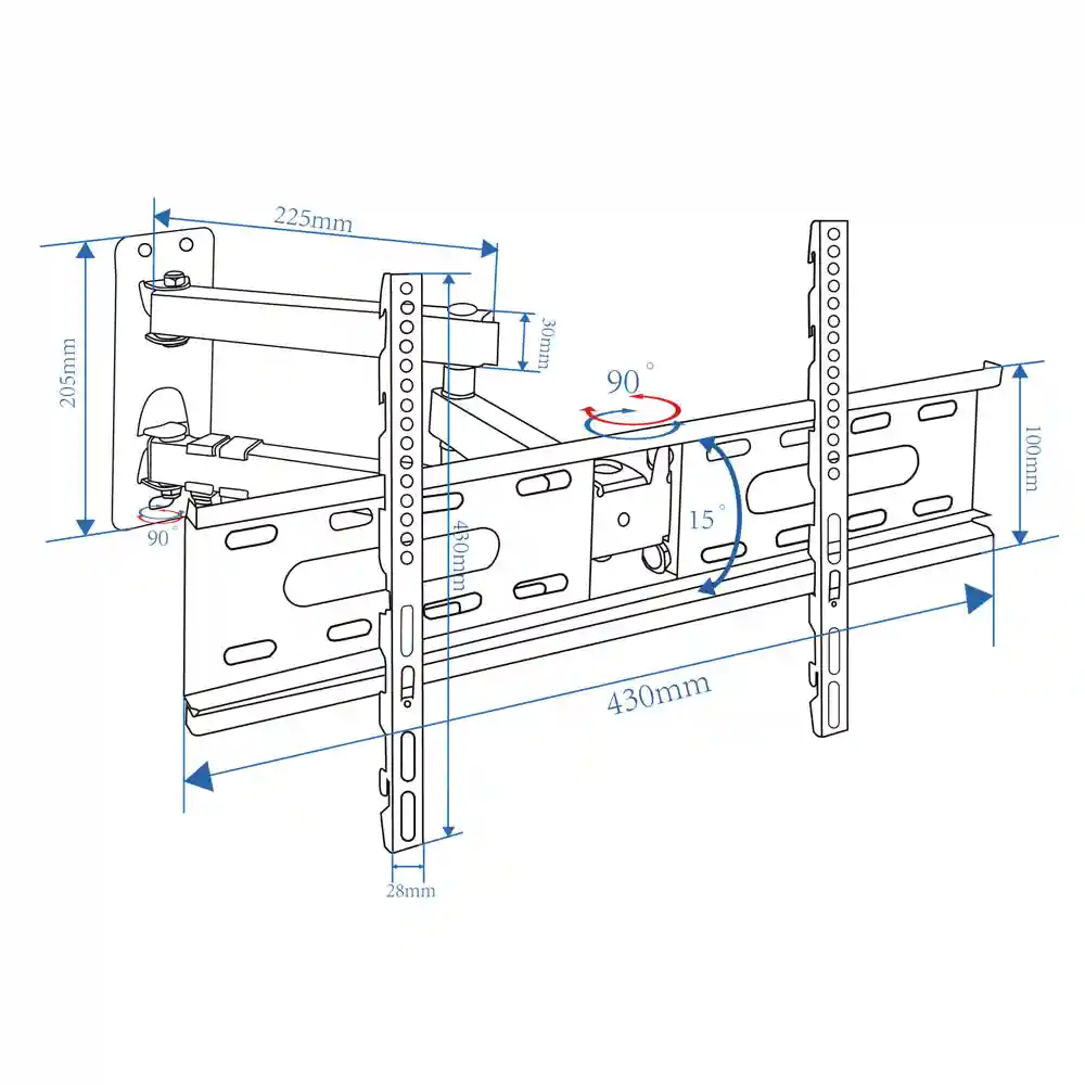 Настенное крепление для телевизора Esperanza 008