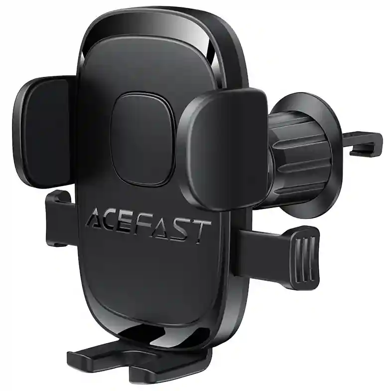 Автомобильный держатель для вентиляционного отверстия AceFast D56 с одним ключом, черный.