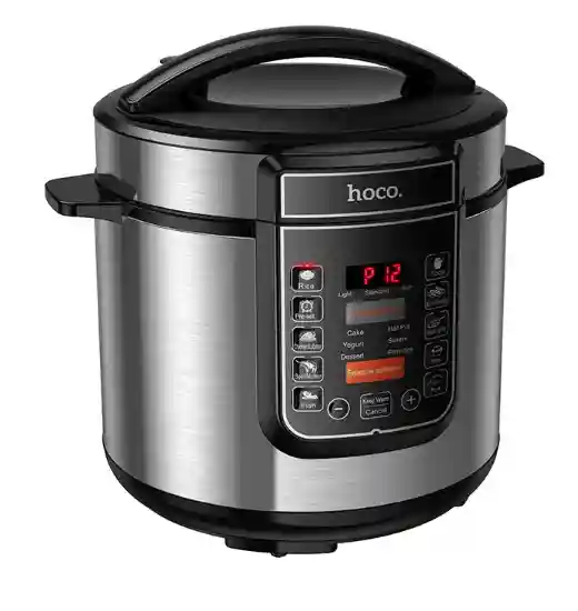 Многофункциональная электрическая скороварка Hoco HJD27A объемом 6 л (ЕС), черная.