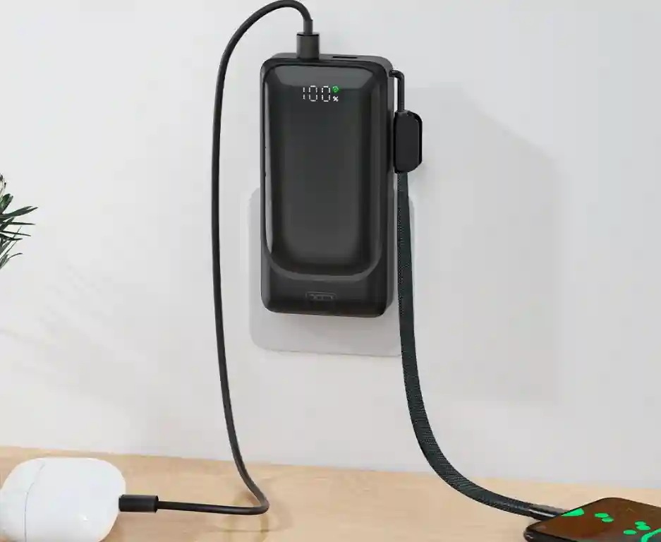 Power Bank 10000mAh  Настенное зарядное устройство с европейской вилкой,