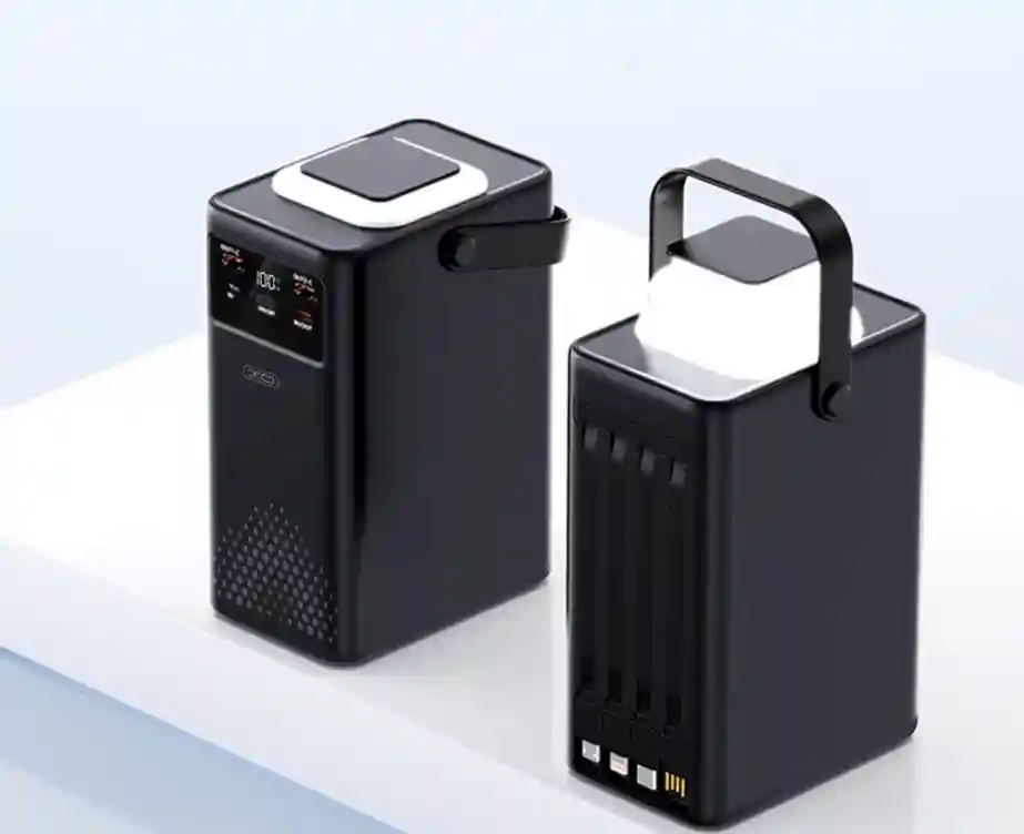 Power Bank 
Trei intrări și șase ieșiri Vine cu patru cabluri + iluminare Încărcare rapidă Alimentare mobilă 80000mAh Negru