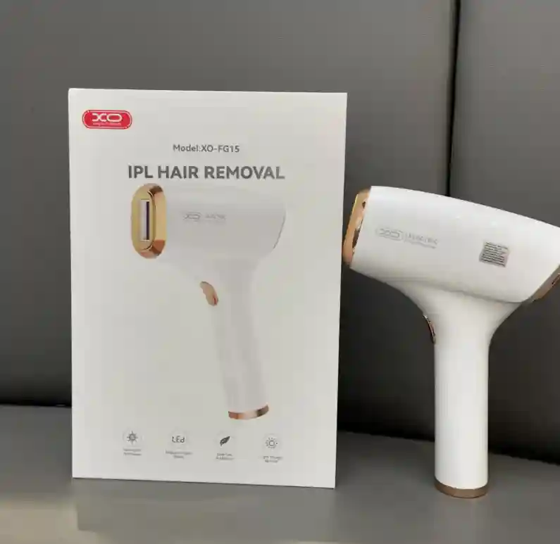 Epilator inteligent pentru întinerirea pielii XO FG15, cu puncte de gheață, alb UE