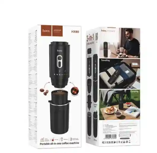 Портативная кофемашина Hoco HX80 "все в одном".