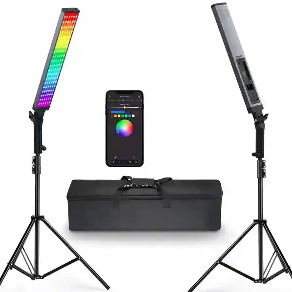 Neewer BH20C - kit RGB cu 2 tuburi LED