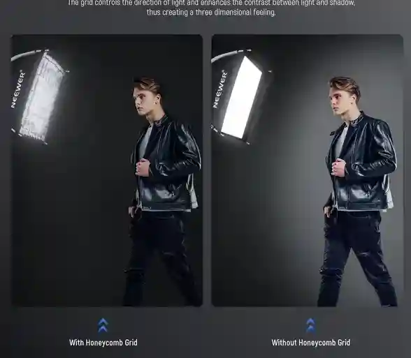 Neewer NS15S - softbox Bowens 40 x 40 cm cu grid 2