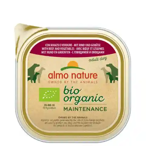 ALMO NATURE Dog BIO ORGANIC Alu Beef and Vegetables 300g