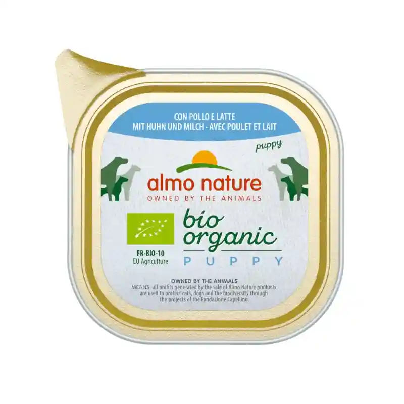 ALMO NATURE Dog BIO ORGANIC Alu Puppy Chicken and Milk 100g