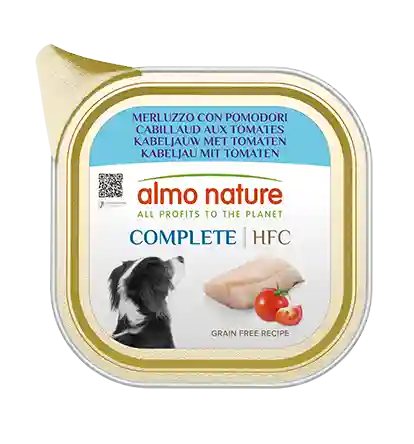ALMO NATURE Dog HFC ALU Complete Cod/Tomato 150g
