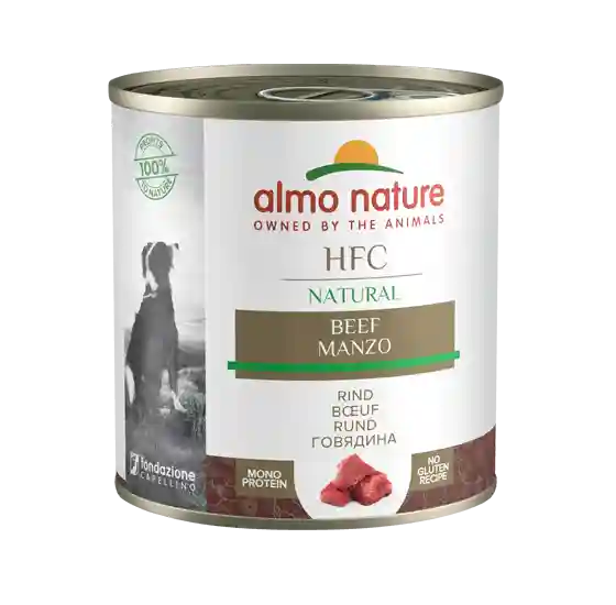 ALMO NATURE Dog HFC Can Natural Beef 290g