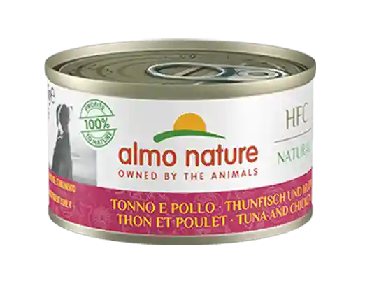 ALMO NATURE Dog HFC Can Natural Tuna/Chicken 95g