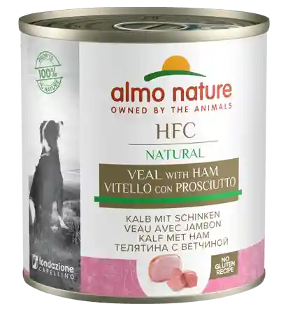 ALMO NATURE Dog HFC Can Natural Veal/Ham 290g