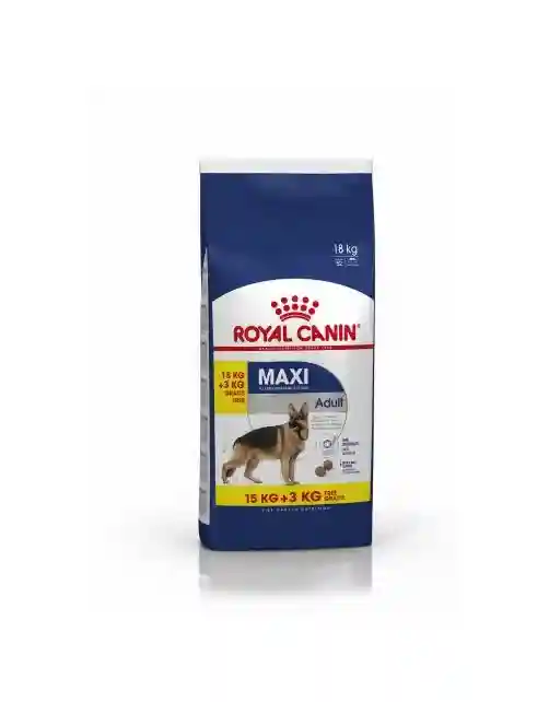 ROYAL CANIN MAXI ADULT 15kg + 3KG