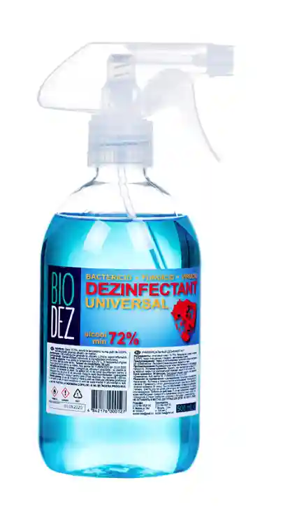 Универсальное дезинфицирующее средство «Bio-Dez» 500 мл с распылителем