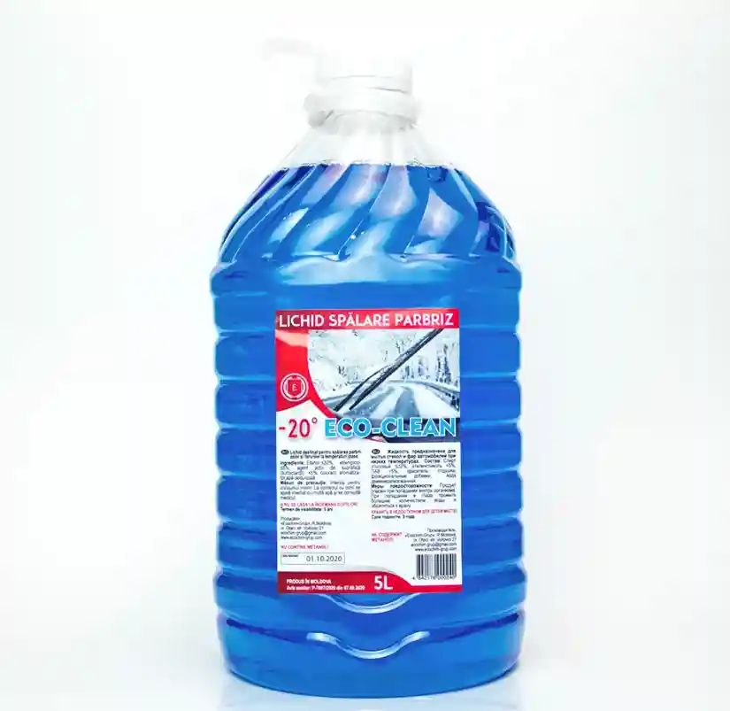 Зимняя омывающая жидкость для автомобилей «Eco-Clean»5Л