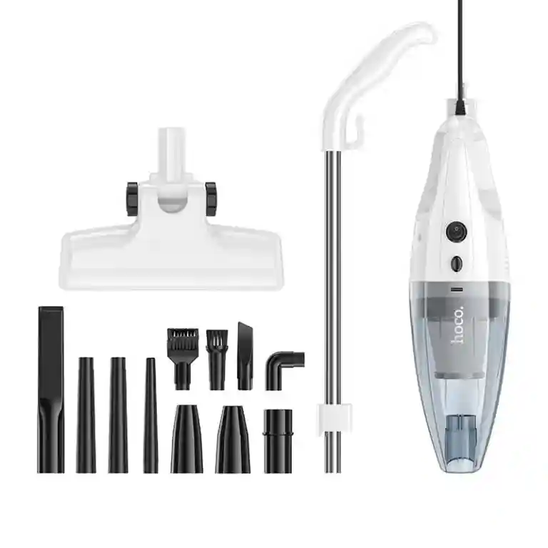 Пылесос HJD23A Limpio 500 Вт, 15000 Па, 1.2 л, Белый – Мощная и удобная уборка каждый день!