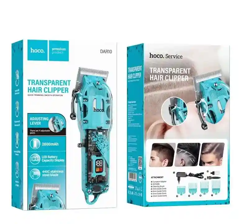 Машинка для стрижки волос DAR 10 Cool Face прозрачная