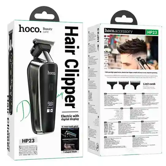 Электрическая машинка для стрижки волос HP23 с алмазной гравировкой