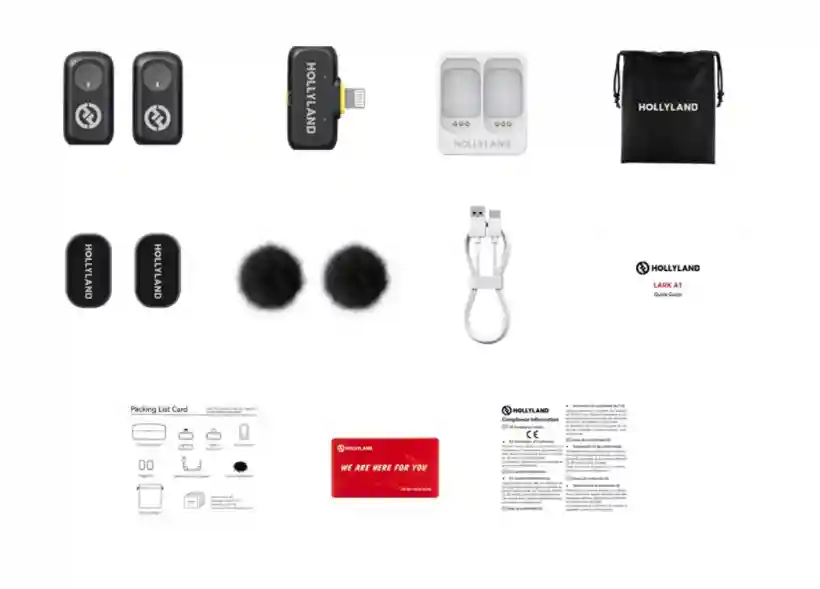 Microfon Hollyland Lark A1  mini DUO LIGHTNING