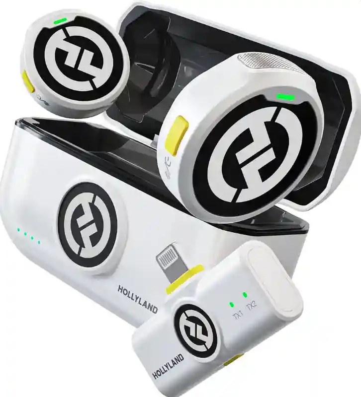 Hollyland Lark M2 LIGHTNING -alb fildes