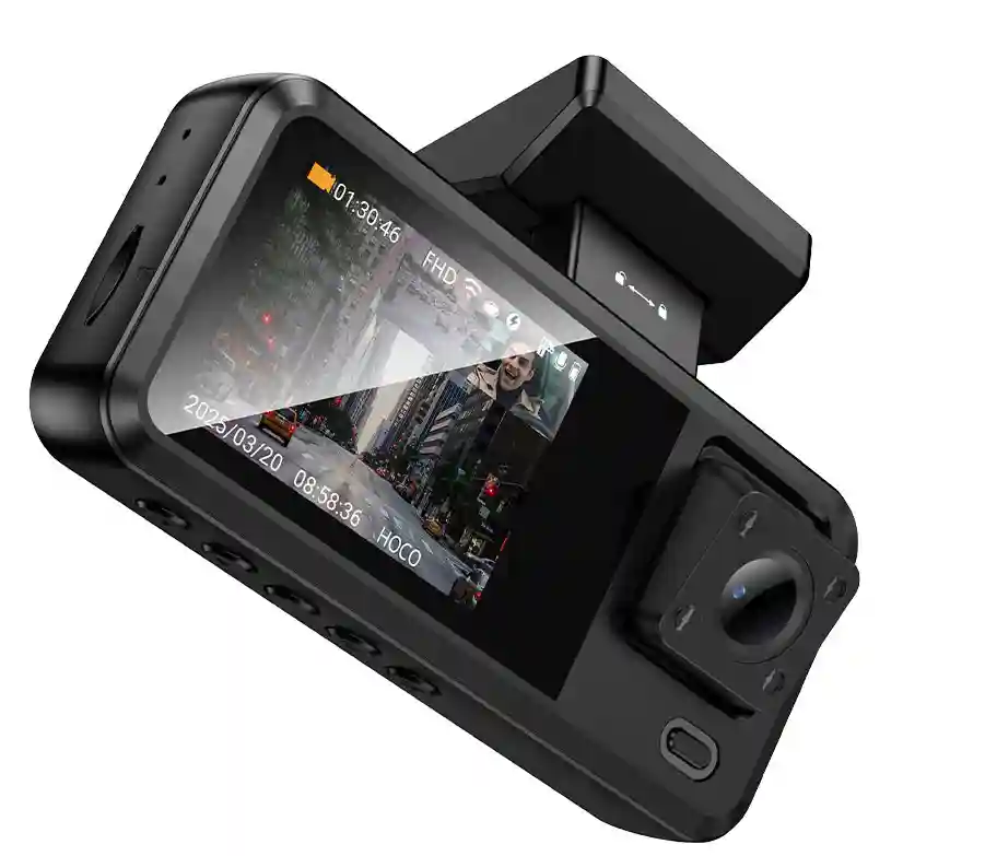 Hoco DV15 Автомобильный видеорегистратор с экраном 2” – черный
-20%
НОВЫЙ