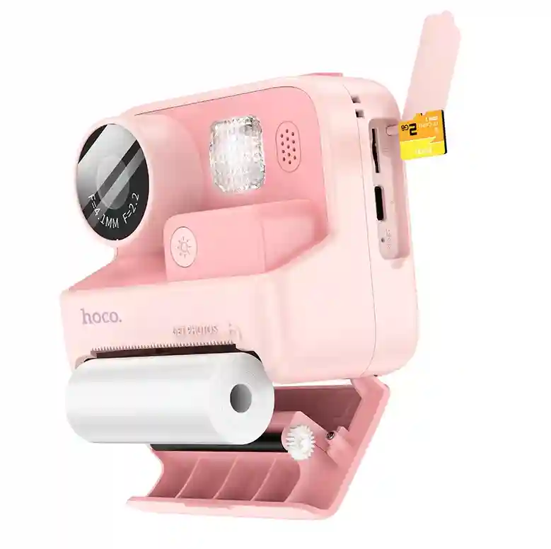 Hoco DV211 Двойная камера для детской печати, розовая
