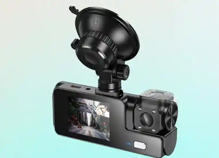 Видеорегистратор Hoco DI60 World с тремя экранами одновременно (версия Wi-Fi), черный