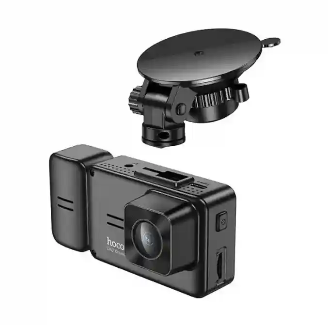Видеорегистратор Hoco DI62 Warrior с тремя экранами одновременно (версия Wi-Fi), черный