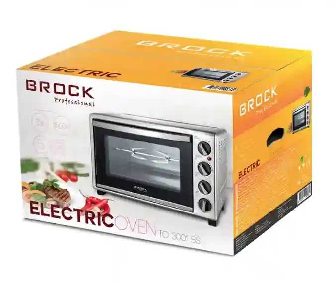 ЭЛЕКТРИЧЕСКАЯ ДУХОВКА BROCK TO 3001 SS SILVER