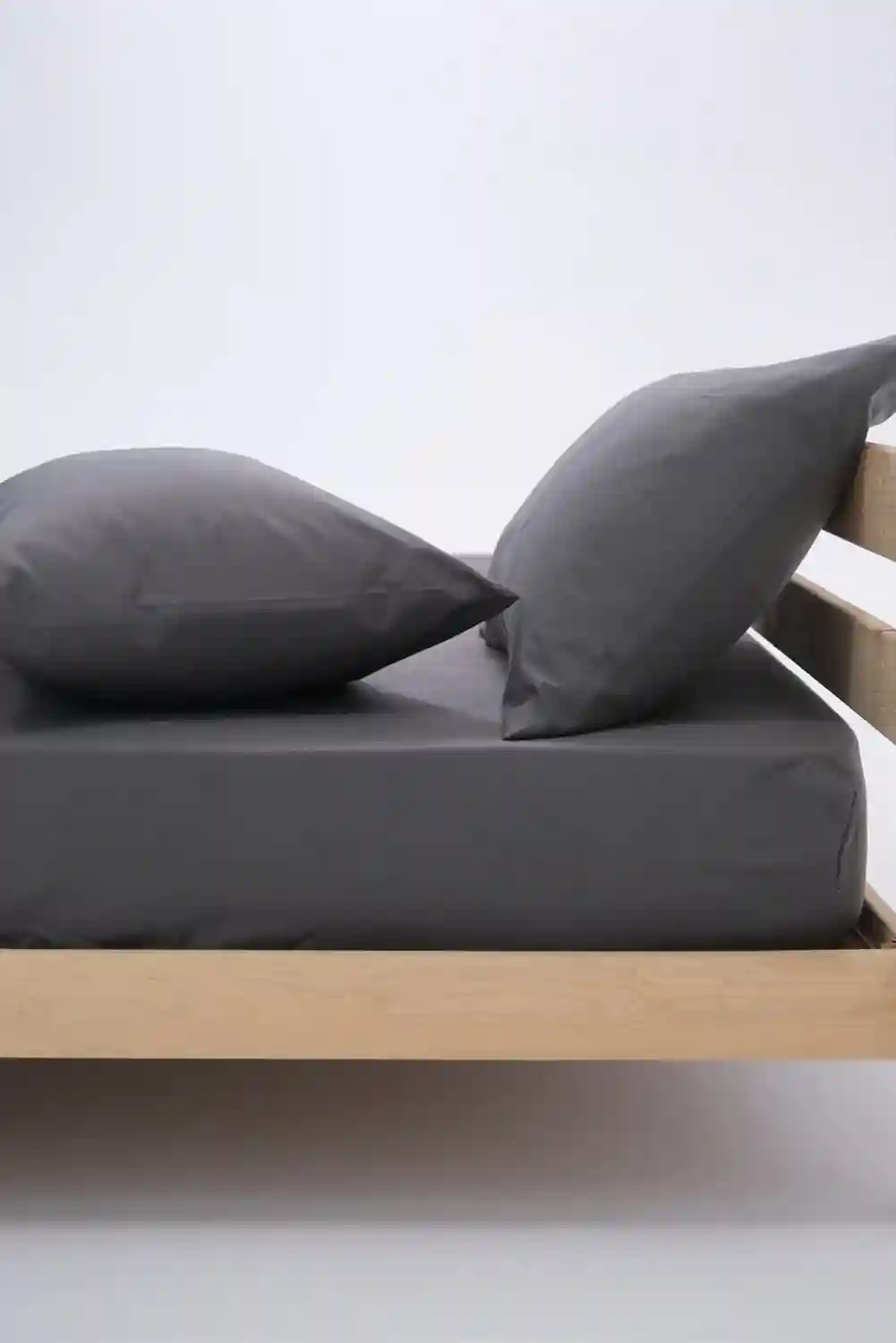 Set cearceaf cu feţe de perne, EVA Negru