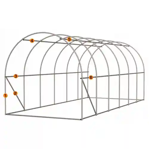 Теплица SZ-TG12325 1200х300х250 с системой полива