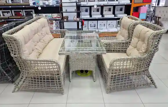 Set de mobilier de grădină KAFES 4 piese