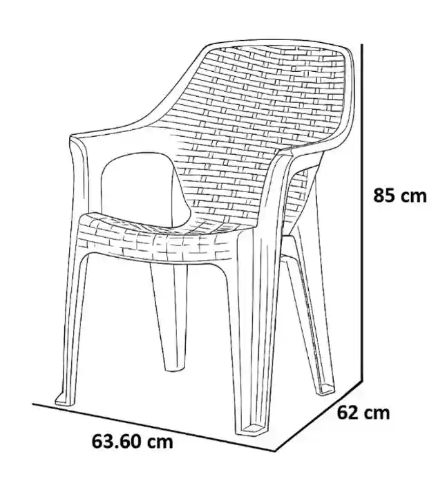 Scaun din plastic BABEL Antracit