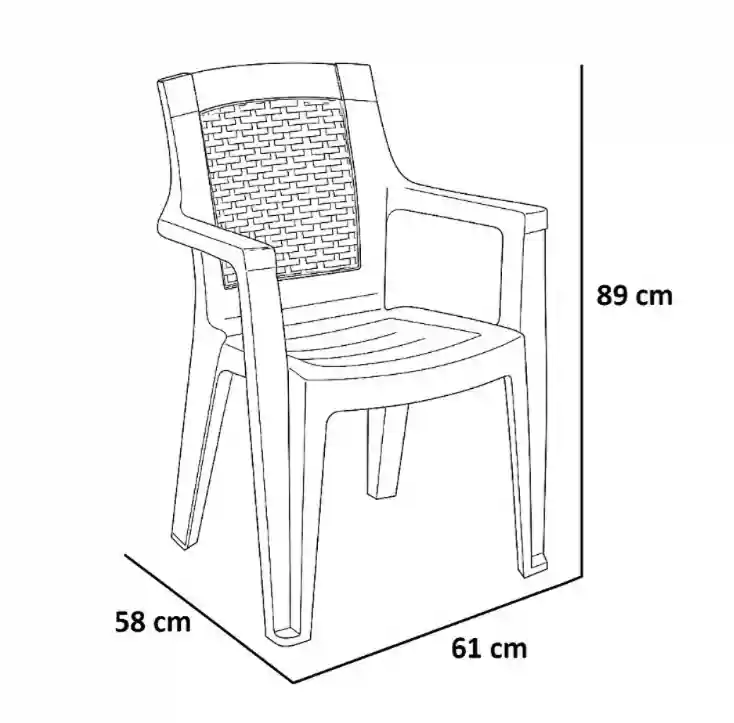 Пластиковый стул JEIVER Капучино