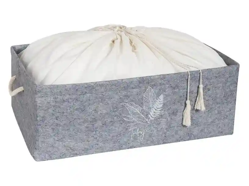 Cutie cu sac 50x40x18 cm Gri