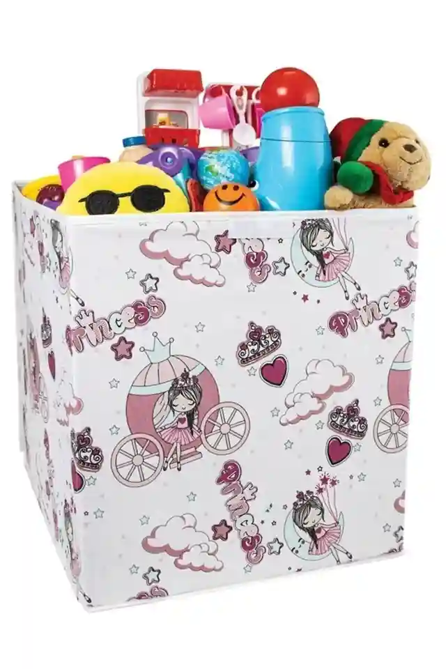 Cutie pentru jucării cu capac 40x40x45 cm Princess