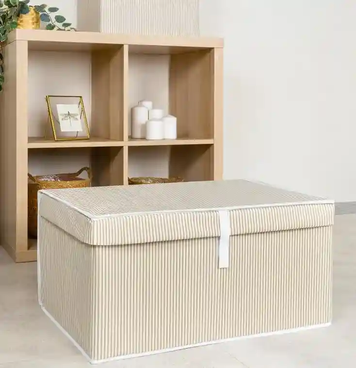 Многофункциональный ящик МЕГА 60х40х30 см Бежевый