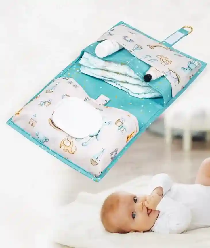 Портативная сумка для ухода за ребенком Синий