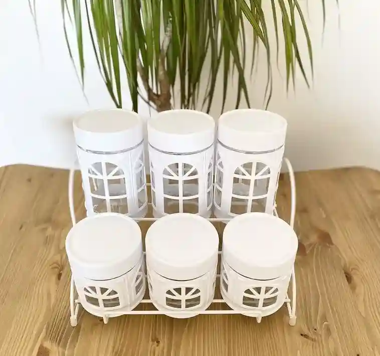 Набор специй 7 шт. Белый