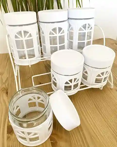 Набор специй 7 шт. Белый