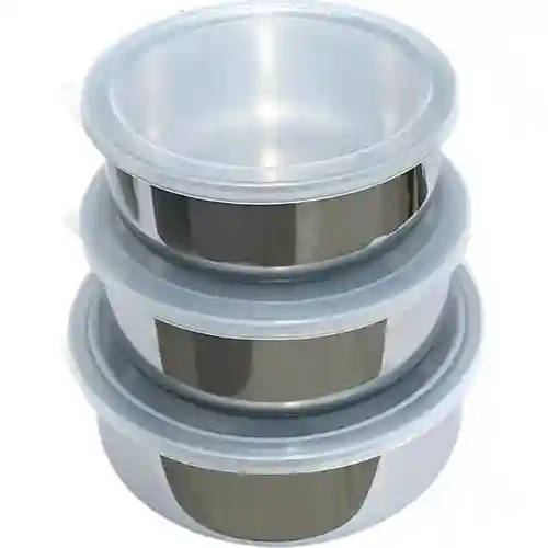 Set 6 buc Cutie de depozitare 16,18,20cm Transparent