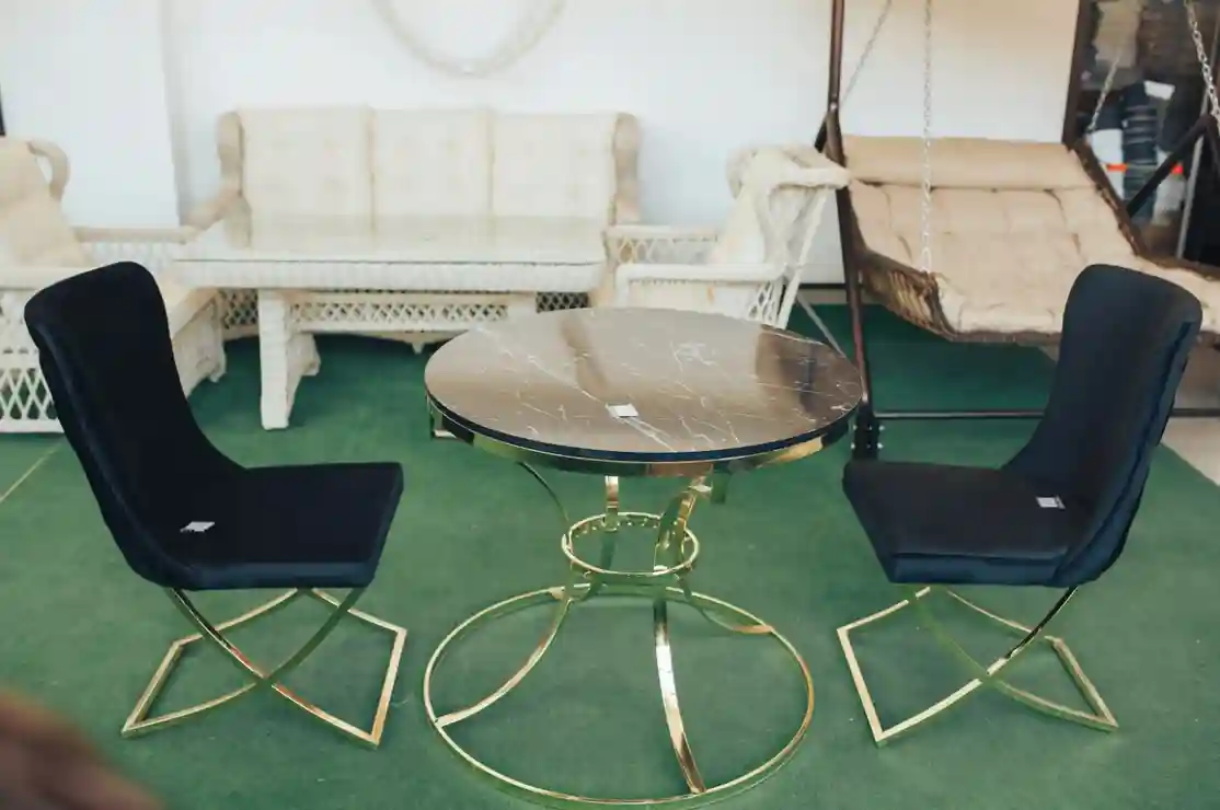 Masă ORIGINAL rotunda Neagra