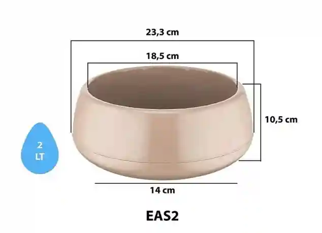 Цветочный горшок ELVAN №. 2 для аранжировок Антрацит