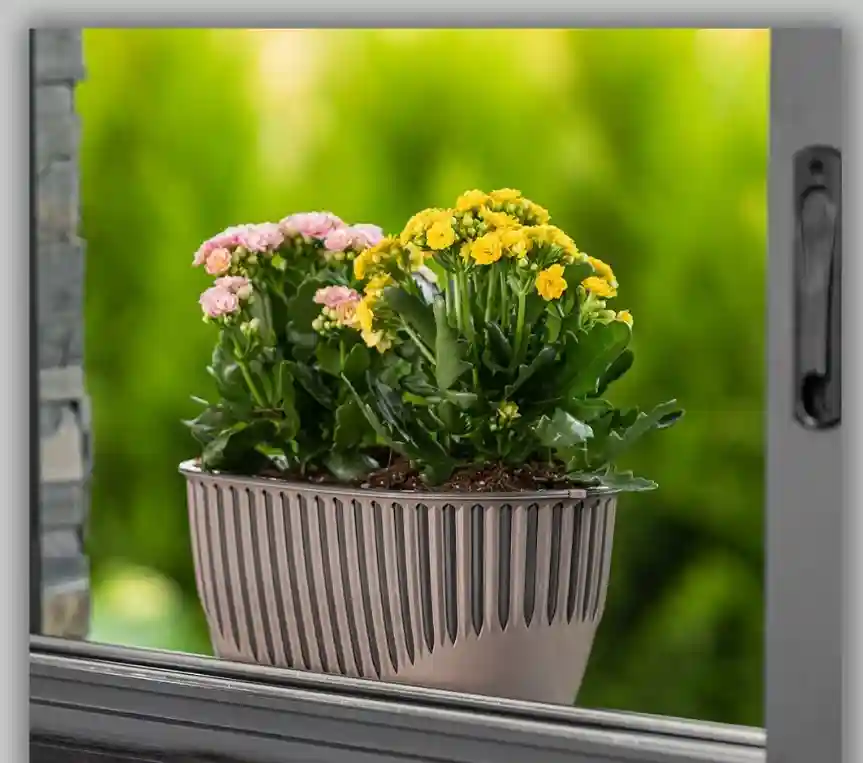 Балконный горшок PIANO №. 1 (набор 2 в 1) Mocha