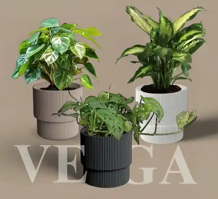 Цветочный горшок VEGA №. 3 Белый