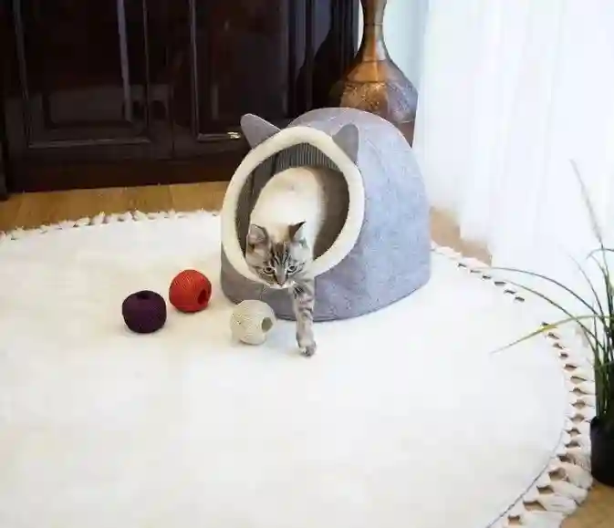 Culcuș pentru animale 34X40X35 CM Gri