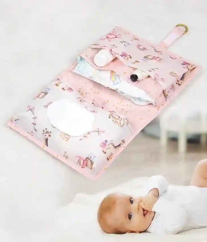 Портативная сумка для ухода за ребенком Розовый