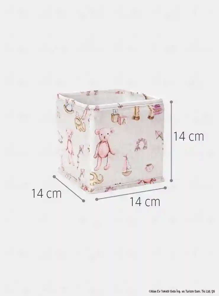 Organizator de sertare 3 piese pentru copii 28x14x14cm (1buc)+ 14x14x14cm (2buc) Roz